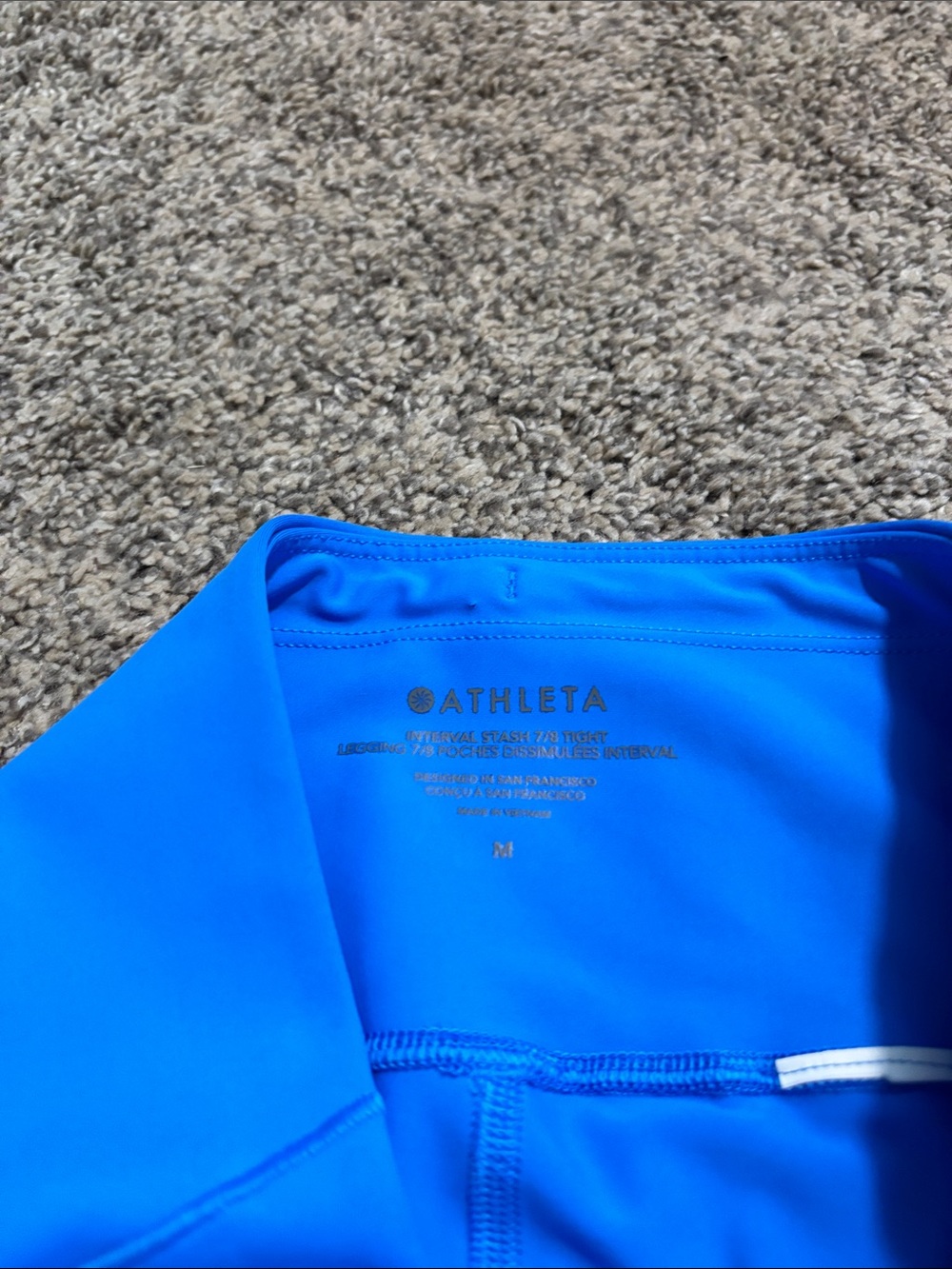 Athleta Interval Stash Leggings size medium - Picture 3 of 5